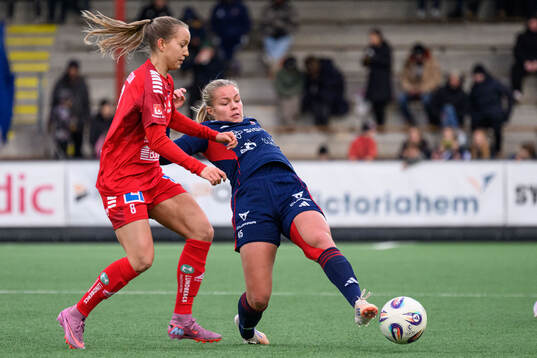 Linköpings Sara Eriksson och Rosengårds Tilde Björklund