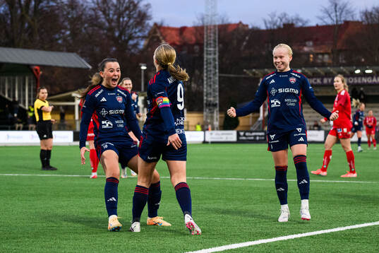 Rosengårds Hanna Andersson jublar