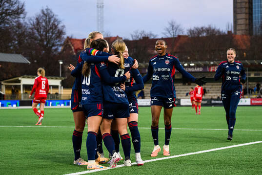 Rosengårds Hanna Andersson jublar