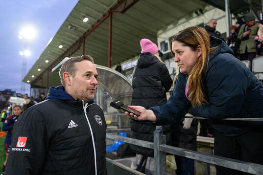 Rosengårds tränare Martin Qvarmans Möller