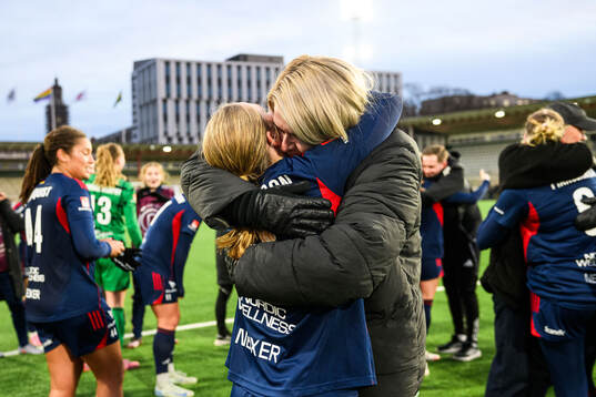 Rosengårds Hanna Andersson jublar