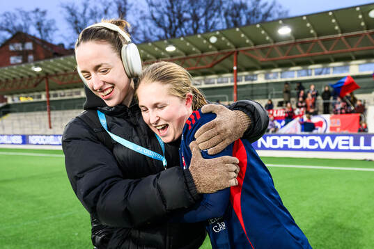 Rosengårds Hanna Andersson jublar
