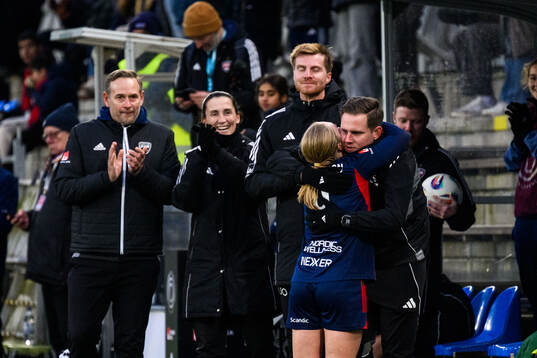 Rosengårds Hanna Andersson jublar