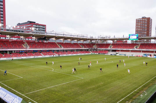 Interiör vy från Spiris arena