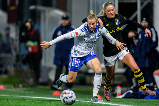 IFK Norrköpings Jessica Wik och AIKs Ida Björnberg