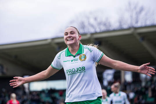 Hammarbys Vilde Hasund jublar