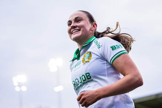 Hammarbys Vilde Hasund jublar