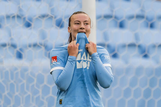 Malmö FFs Sara Kanutte Sørensen Fornes deppar