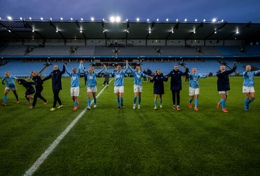 Malmö FFs spelare jublar