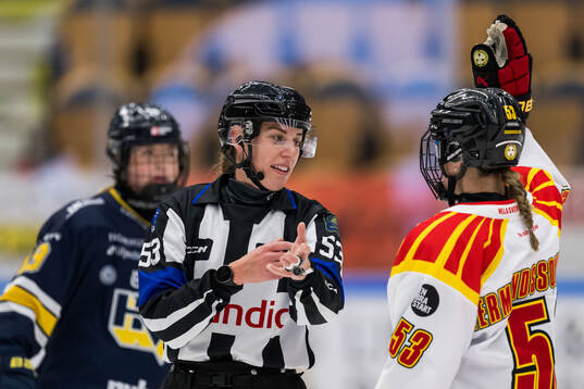 Domare Veronica Lovensnö och Brynäs Wilma