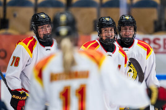Brynäs Jenniina Nylund jublar