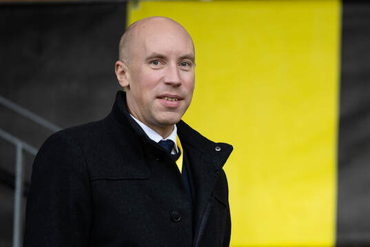 Svenska fotbollsförbundets ordförande Simon Åström