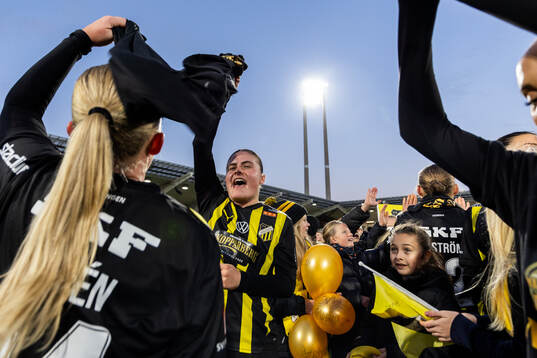 Häckens Hanna Wijk jublar