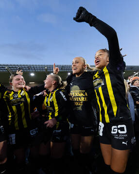 Häckens Hanna Wijk, Matilda Nildén, Alva Selerud och
