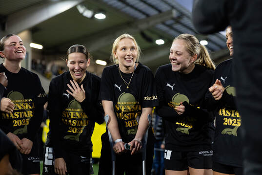 Häckens Hanna Wijk, Anna Anvegård,  Johanna Fossdalsá