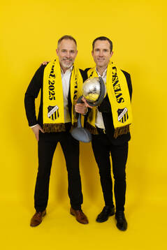 Häckens sportchef Christian Lundström och fotbollschef