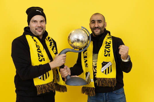 Häckens målvaktstränare Mattias Gustafsson och tränare