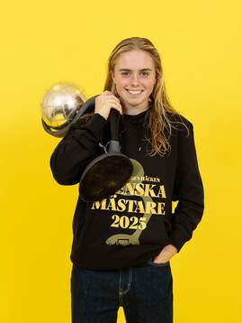 Häckens Pernille Sanvig poserar med Kronprinsessan