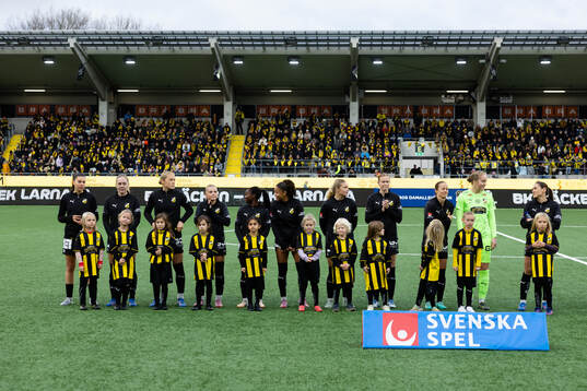 Häckens spelare på line up