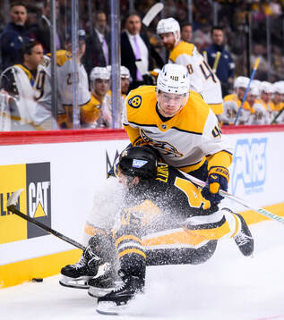 Blake Lizotte of Pittsburgh Penguins and Fedor Svechkov of