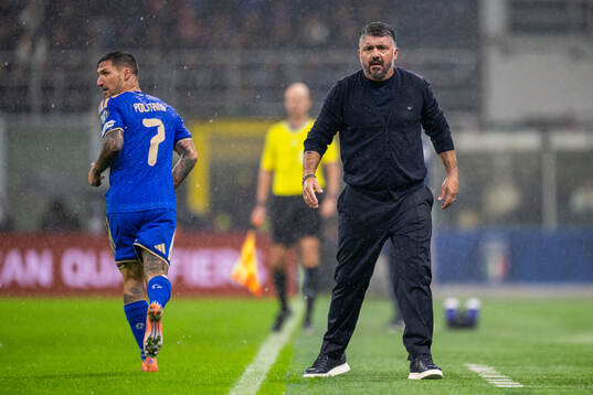 Head coach Gennaro Gattuso of Italy