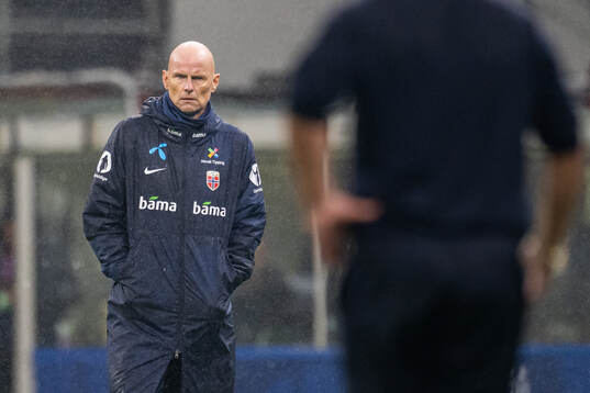 Head coach Ståle Solbakken of Norway