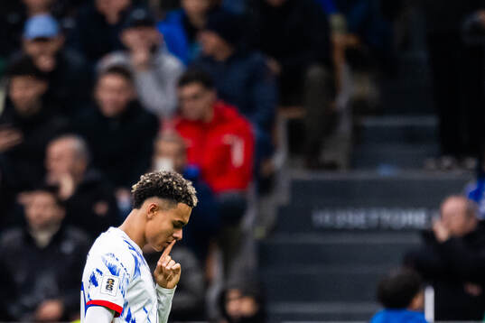 Antonio Nusa of Norway celebrates