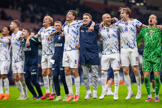 Sander Berge, Andreas Schjelderup , Leo Østigård and