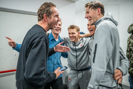 Morten Ramm, Erik Solbakken, Martin Ødegaard, Leo