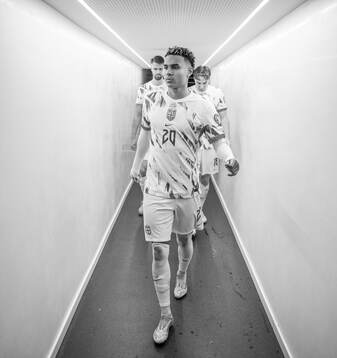 Antonio Nusa of Norway at half-time