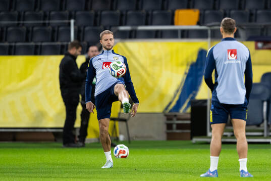 Gustav Lundgren of the Swedish men's national football team