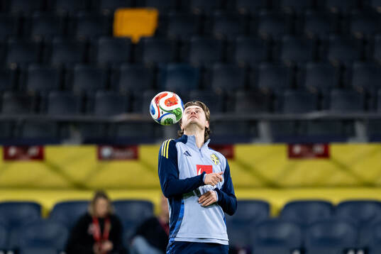 Mattias Svanberg of the Swedish men's national football team