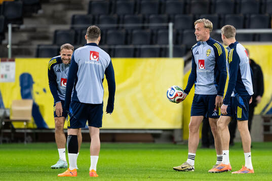 Herman Johansson of the Swedish men's national football team