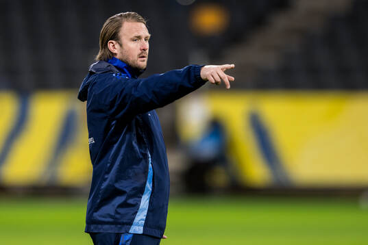 Assistant coach Björn Hamberg of the Swedish men's