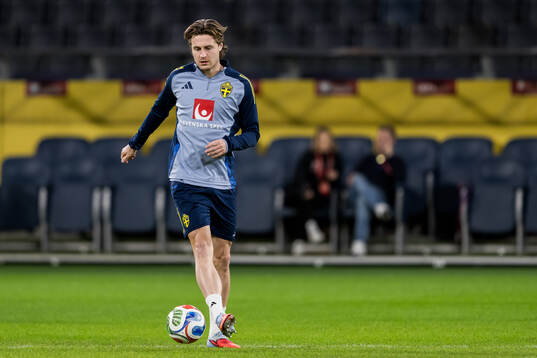 Mattias Svanberg of the Swedish men's national football team