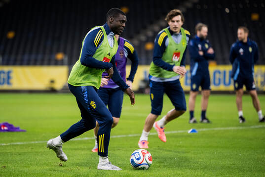 Ken Sema of the Swedish men's national football team