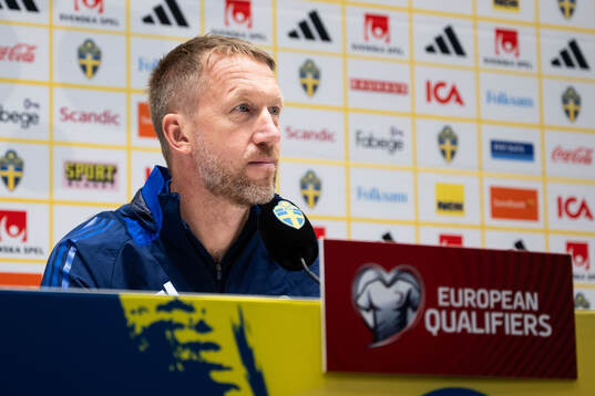 Head coach Graham Potter of the Swedish men's national