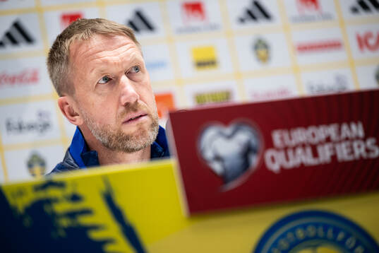 Head coach Graham Potter of the Swedish men's national