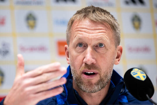 Head coach Graham Potter of the Swedish men's national