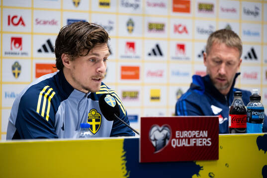 Victor Nilsson Lindelöf of the Swedish men's national