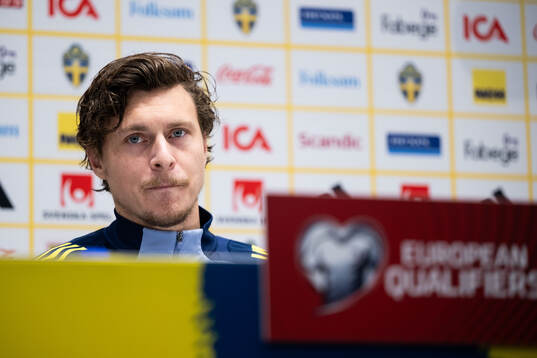 Victor Nilsson Lindelöf of the Swedish men's national