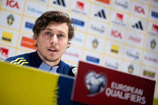 Victor Nilsson Lindelöf of the Swedish men's national