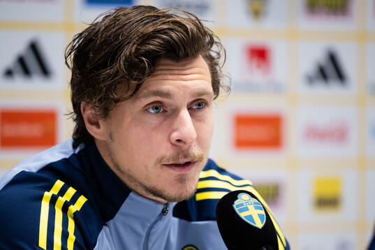 Victor Nilsson Lindelöf of the Swedish men's national