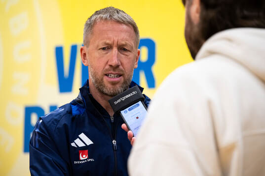 Head coach Graham Potter of the Swedish men's national