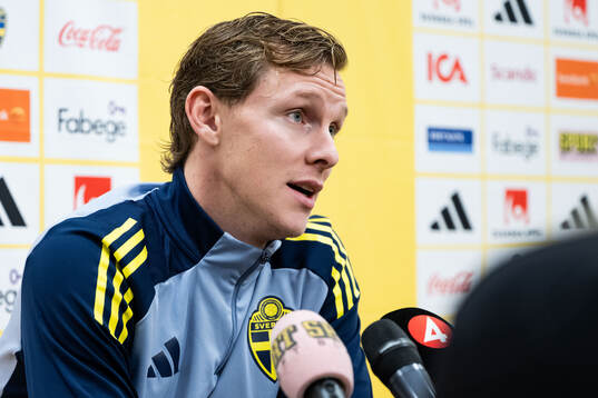 Emil Krafth of the Swedish men's national football team in