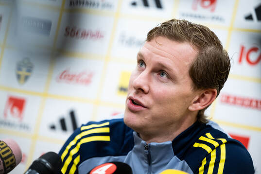 Emil Krafth of the Swedish men's national football team in