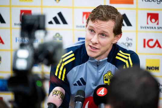 Emil Krafth of the Swedish men's national football team in
