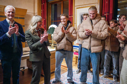 Prime Minister Jonas Gahr Støre, Mayor Anne Lindboe,
