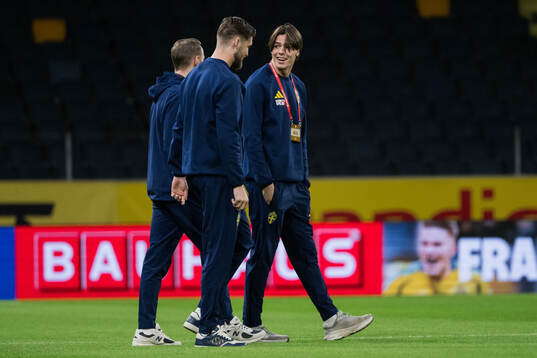 Goalkeeper Jacob Widell Zetterström of Sweden