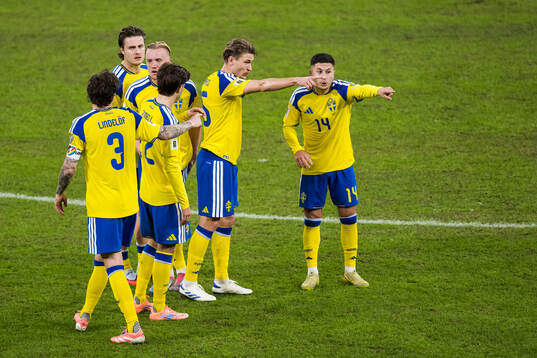 Mattias Svanberg, Isac Lidberg, Carl Starfelt and Roony